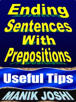 cover image of Ending Sentences with Prepositions